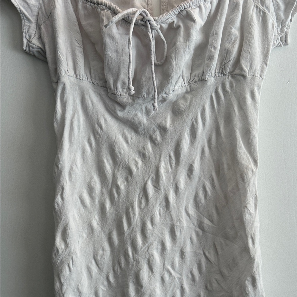 Free People Size Medium Free-est Natalya Solid Midi Dress in Ivory - Picture 5 of 16